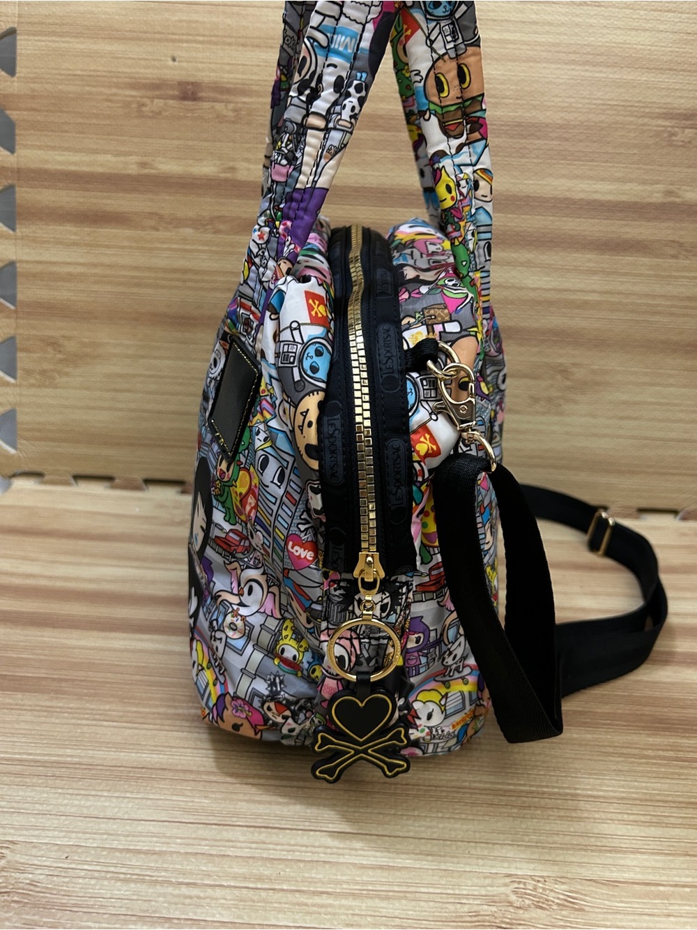 tokidoki for LeSportsac Parigina Tokidopoli Satchel Bag 3286 P510 - Picture 4 of 16